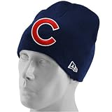 New Era Chicago Cubs Navy Blue Big One Knit Beanie