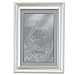 Lawrence Frames Silver Plated 4 by 6 Metal Picture Frame with Rope Border