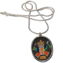 Pendant with Chain Sterling Silver Jewelry for Women Dia 1.75 inches