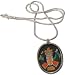 Pendant with Chain Sterling Silver Jewelry for Women Dia 1.75 inches