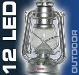 12 LED ANTIK CAMPING Laterne Lampe Leuchte Taschenlampe original ELECSA 1515