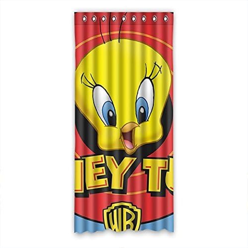DONGMEN Customize Cartoon Tweety Bird Curtain Polyester For Bedroom 50"x108" (one piece)