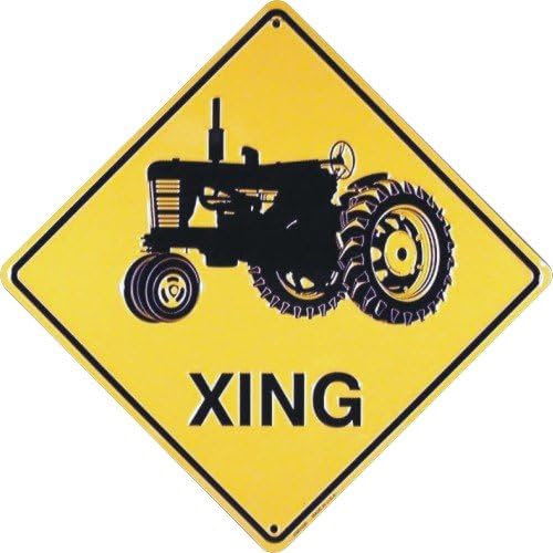 Tractor XING Sign (Crossing Sign)