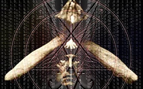 Nestain 24 INCH / ART Poster / aleister crowley illuminati freemason satanic dark horror occult Home Decoration Canvas Poster