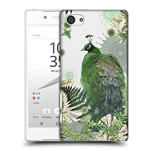 Official Monika Strigel Emerald Tropical Peacock 2 Hard Back Case for Sony Xperia Z5 Compact