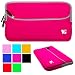 Durable Scratch Resistant Neoprene Protective Glove Sleeve Carrying Case for Archos 70 Internet Tablet Wifi Wireless Android Tablet, Magenta