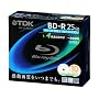 TDK �^��p�u���[���C�f�B�X�N 25GB BD-R(1��^��p) 4X �z���C�g���C�h�v�����^�u�� 5mm�P�[�X 10���p�b�N BRV25PWB10S
