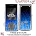 Fire Blue WraptorSkinz Skin for LG Chocolate vx8500 phones by TuneTattoozTM