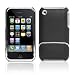 Griffin 8284 Elan Form Hard-Shell Leather Case with EasyDock for iPhone 3G (Black/Chrome)