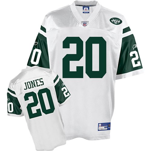 Reebok New York Jets Thomas Jones Replica White Jersey Xx Large