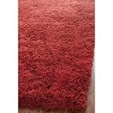 Shag SG240R Solo Red Rug (5' x 8')