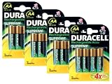 Duracell Rechargeable Accu Supreme 2450 mAh AA Batteries - 16-Pack