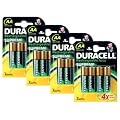 Duracell Rechargeable Accu Supreme 2450 mAh AA Batteries - 16-Pack