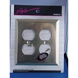 Buy American Tack & Hardware Style Wallplate - 4 Outlet by American Tack