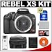 Canon Digital Rebel XS 10.1MP Digital SLR Camera (Black) + 8GB SD Card + LP-E5 Battery + Case + Cameta Bonus Accessory Kit