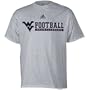 adidas West Virginia Mountaineers Ash Practicewear Football T-shirt