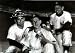 New York Yankees (Yogi Berra, Whitey Ford, Mickey Mantle) Sports Poster Print - 11 X 17
