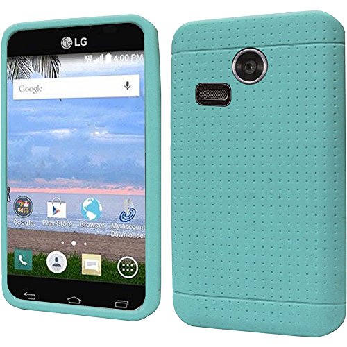 LG Sunrise Lucky L15G L16C Case - Wydan (TM) Silicone Soft Gel Skin Case Flexible Cover For LG Sunrise Lucky L15G L16C - Mint Green w/ Wydan Stylus Pen