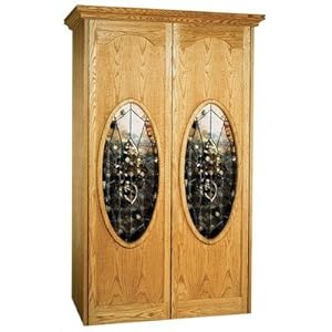 Vinotemp 700 Napoleon 700 Napoleon Oak Wine Cooler Cabinet Wood Finish: Unfinished Vinotemp 700 Napoleon 700 Napoleon Oak Wine Cooler Cabinet Wood Finish: Unfinished