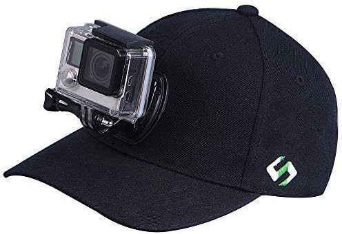 WISAGI Baseball Hat with Quick Release Buckle Mount for GoPro Hero2/3/3+/4,GoPro Hero4 Session (56-57cm)