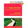 C++ Coding Standards: 101 Rules, Guidelines and Best Practices (C++ In-Depth)