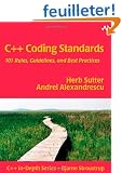C++ Coding Standards: 101 Rules, Guidelines, and Best Practices