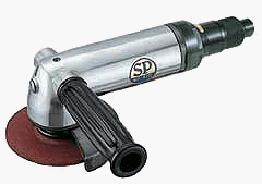 SP-AIR ディスクグラインダー 安全カバー機構内蔵 100φmm SP-1254G [その他] [その他]