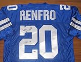 Mel Renfro Signed Blue Jersey - Dallas Cowboys- NFL Hall of Fame