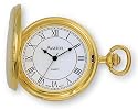 Avalon Classic II Series Gold Tone Pocket Watch w/ Chain # 1442