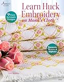Learn Huck Embroidery on Monk's Cloth (Annie's Needlework)