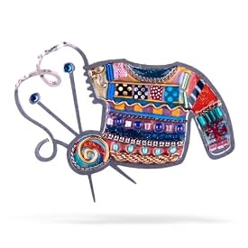 Knitting Sweater Pin #0965