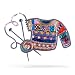 Knitting Sweater Pin #0965