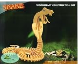 Woodcraft Construction Kit Snake 3 D