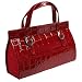 RED CROCO EMBOSSED SUNGLASS EYEGLASS CASE