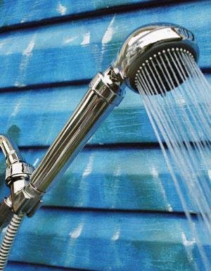 Sprite Royale Deluxe Hand Held Chrome Chlorine Removing Shower Filter