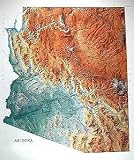 Raven Maps & Images Arizona Wall Map (With Material:Paper - Non Laminated)