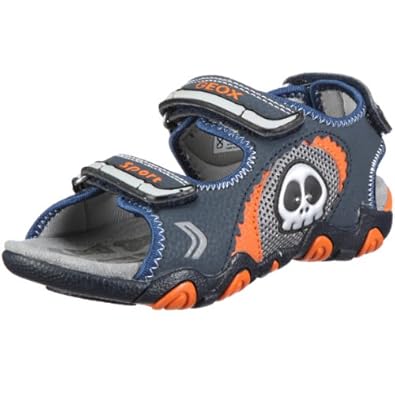 ... : Geox Kids' Strike 5 Sandal,Blacklime,26 EU (9 M US Toddler): Shoes