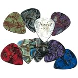 Fender 351 Premium Celluloid Guitar Picks 12-Pack - Abalone - Thin