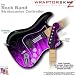 Fire Purple WraptorSkinz Skin fits Rock Band Stratocaster Guitar for Nintendo Wii, XBOX 360, PS2 & PS3 (GUITAR NOT INCLUDED)