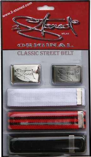 Original 2stoned Belt Set with 3 different Belts and 2 different Buckles by 2-stoned wear