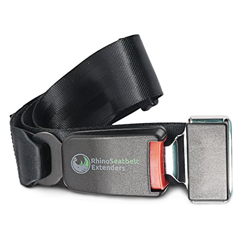 Rhino 21" - 35" Adjustable Seat Belt Extender - For Cars Trucks &amp; Vans with a 7/8" buckle. Carries Rhino Fitment Guarantee