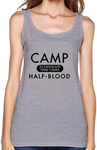 Yiaacai Camp Half-Blood Logo Women's Vest Light Grey S