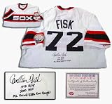 Carlton Fisk Chicago White Sox MLB Autographed Authentic Mitchell & Ness Home White Baseball Jersey