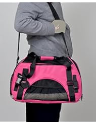 Pet Products: Lugcor(TM) Microfiber Comfort Soft Sided Pet Carrier "FAA Approved" Travel Tote Bag (Hot Pink) - Lugcor