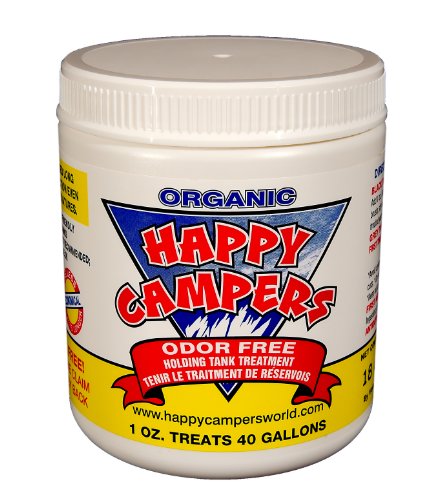 Happy Campers Organic RV Holding Tank Treatment – small 18oz jar (18-treatments)