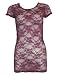 Ladies Purple Lace Top