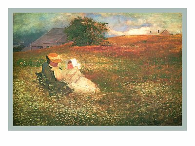 At Irvington-On-Hudson by Louis Comfort Tiffany, 32x24