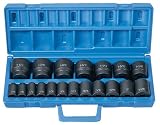 Grey Pneumatic Corp 1319 1/2'' Drive Standard Length Fractional Master Set - 19 Piece