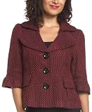 mac & jac Women's Houndstooth Jacquard Jacket