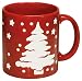 Waechtersbach Tannenbaum Trees Christmas Mugs, Set of 4, Red